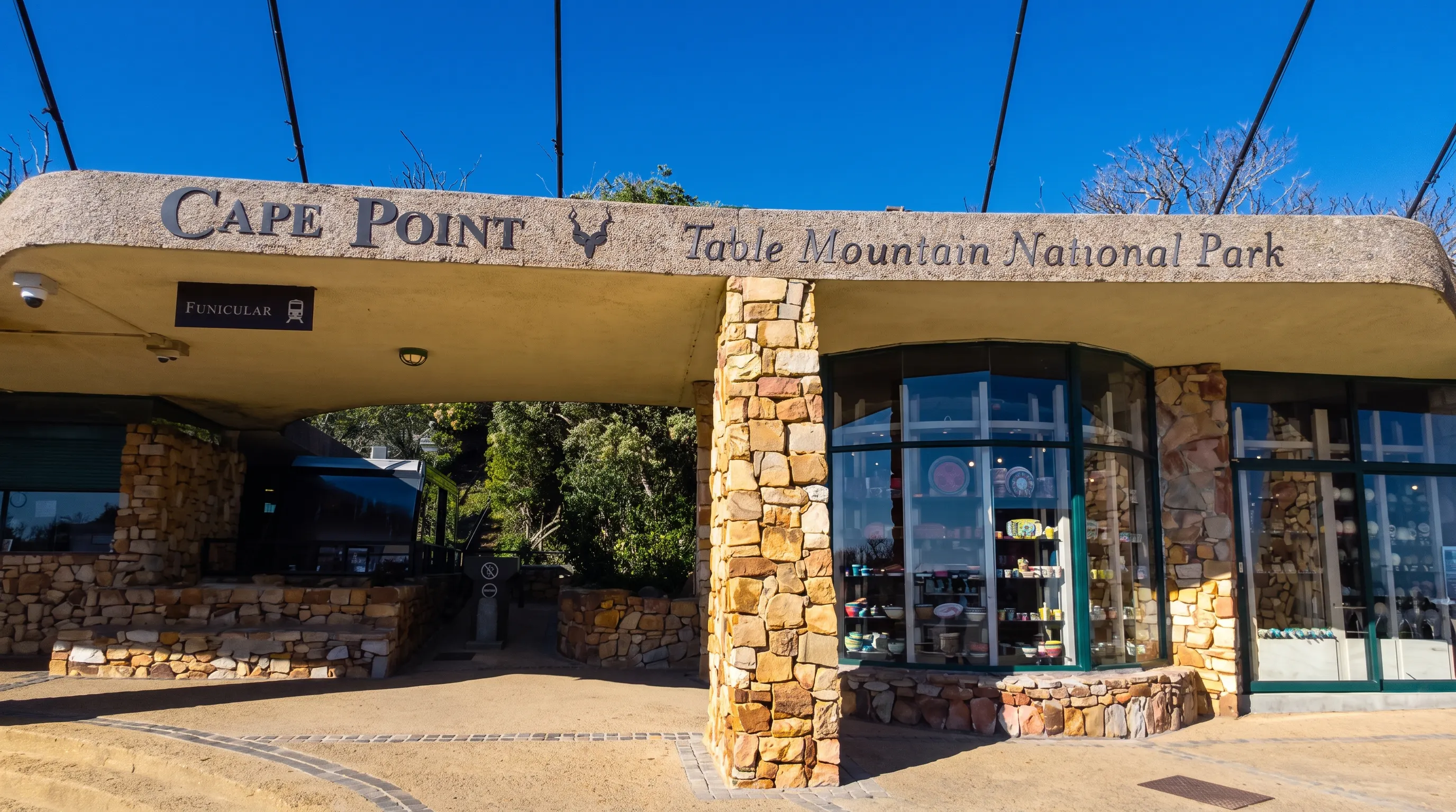 Cape Point entrance at Table Mountain National Park, Cape Town.