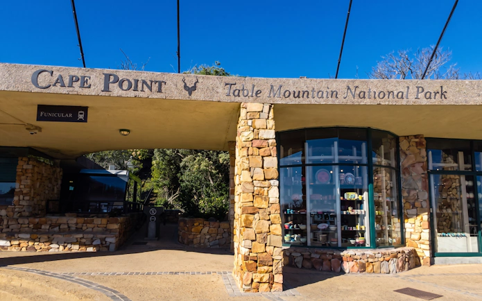 Cape Point entrance at Table Mountain National Park, Cape Town.