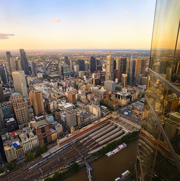 Soak in the view from Melbourne’s Eureka Skydeck