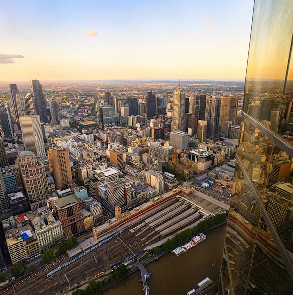 Soak in the view from Melbourne’s Eureka Skydeck