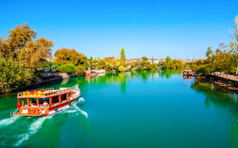from side: manavgat river cruise with lunch, bazaar visit and waterfall stop-4