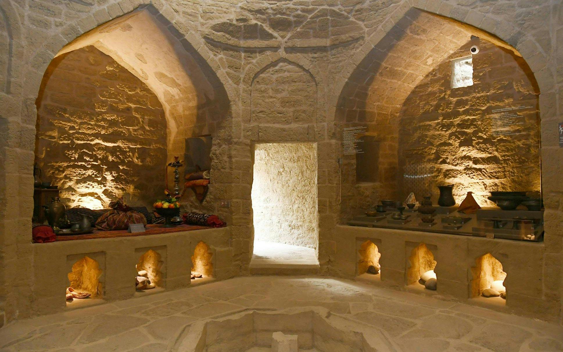 cidade antiga de baku: ingresso para o banho do subsolo (yeraltı hamam)-2
