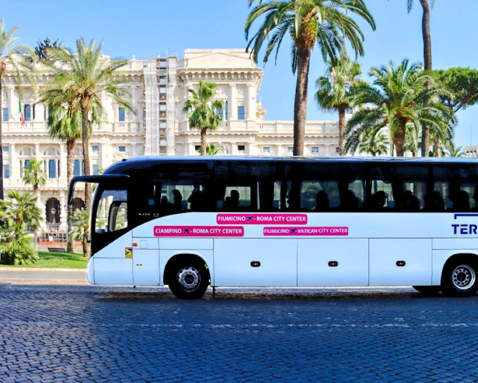 Bus Transfers: Terravision One-way Transfers Between Vatican City & Fiumicino Airport