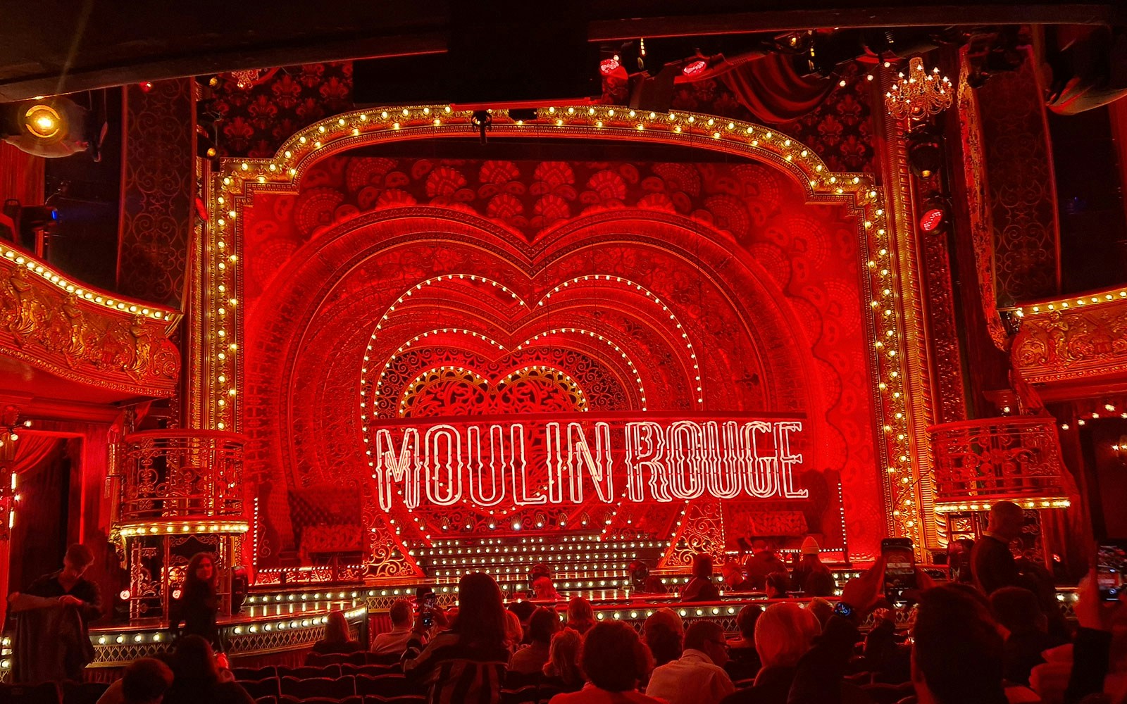 "Section: Stalls
Seat: N 20
Date: Mar 11, 2024
Show: Moulin Rouge! The Musical"