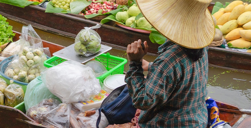 Tours del Mercado Flotante de Bangkok