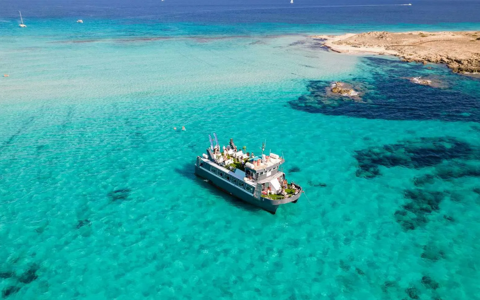Ibiza to Formentera Cruise with Breakfast, Lunch & Open Bar