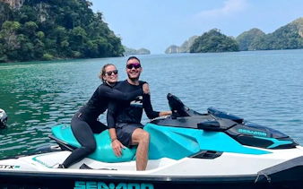 guidet jetski-tur med øybesøk på langkawi-3