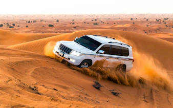 private desert safari at bedouin oasis camp in rak with private jeep-1