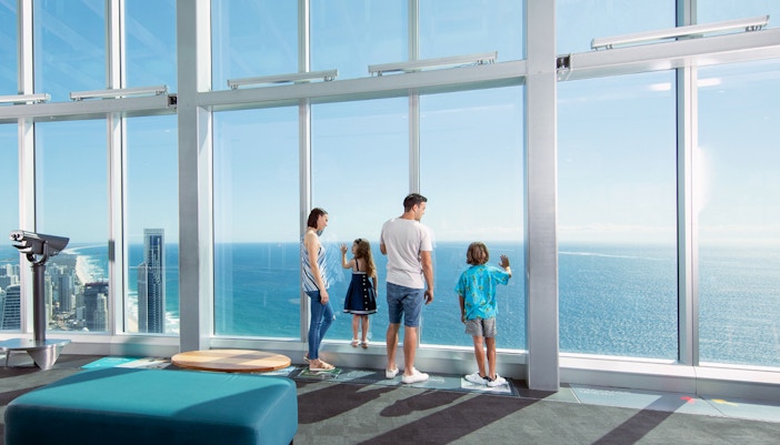 SkyPoint Observation Deck view of Gold Coast skyline, Australia