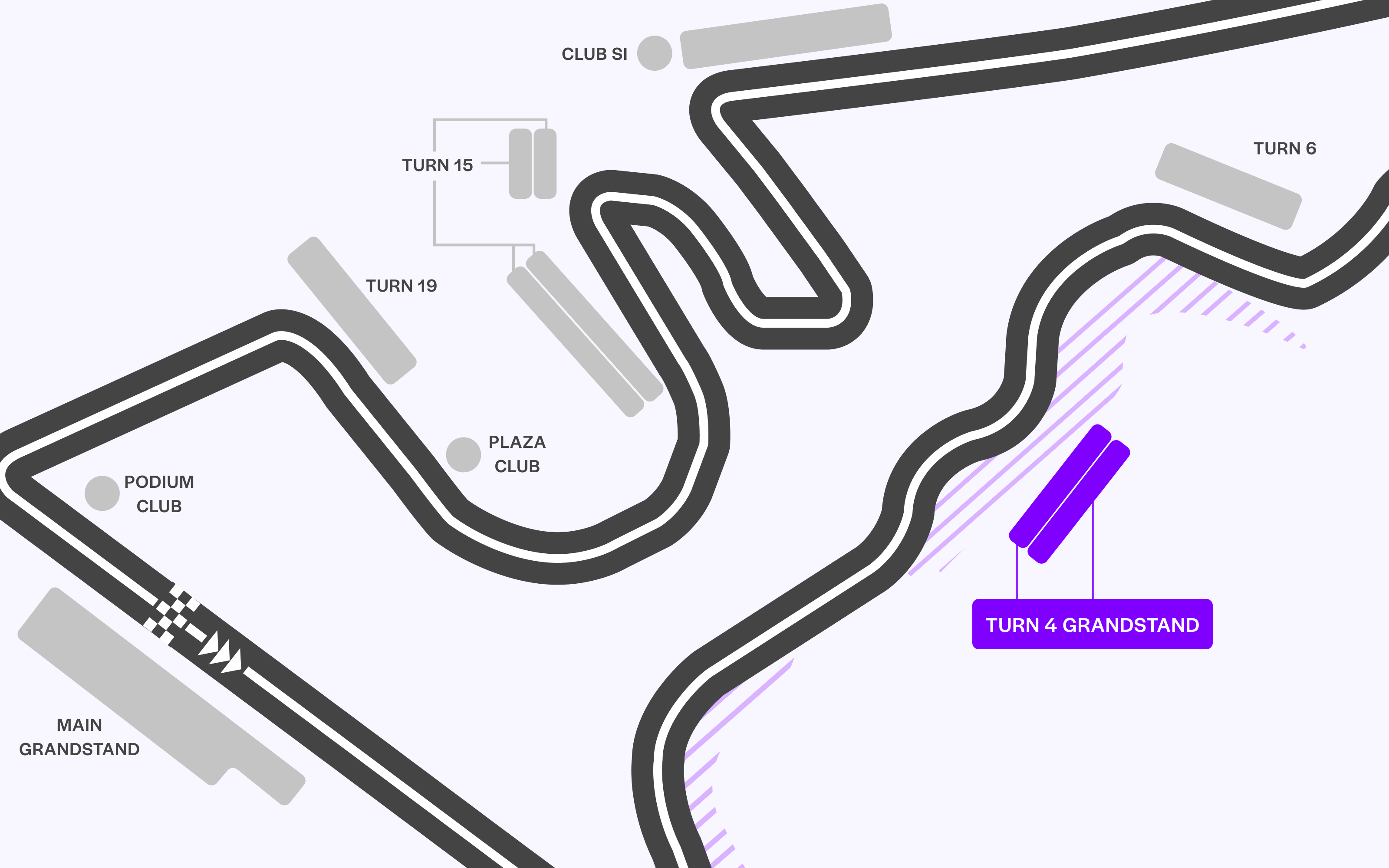 F1 USA GP Grandstands