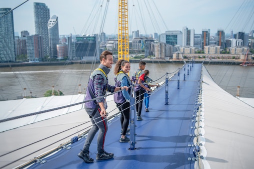 Up at The O2 Climb