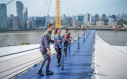 Up at The O2 Climb