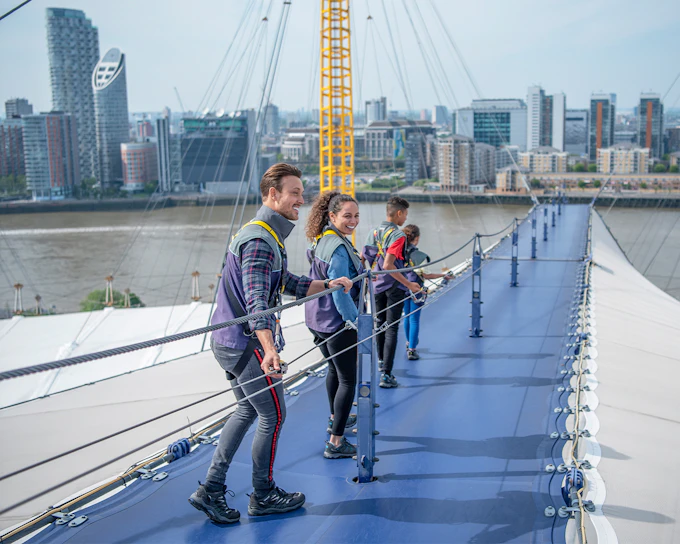 Up at The O2 Climb