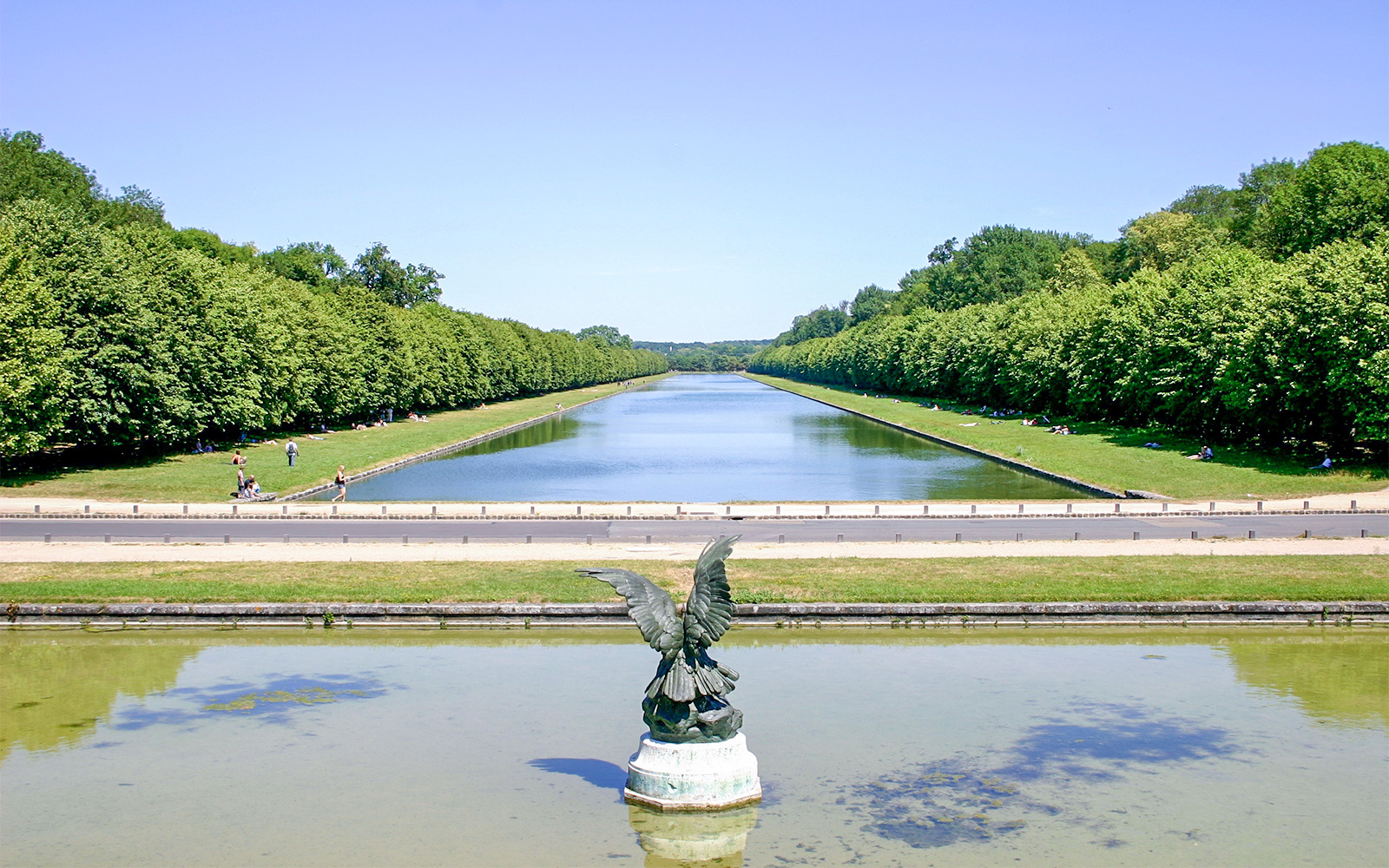 The English Garden near Château de Fontainebleau