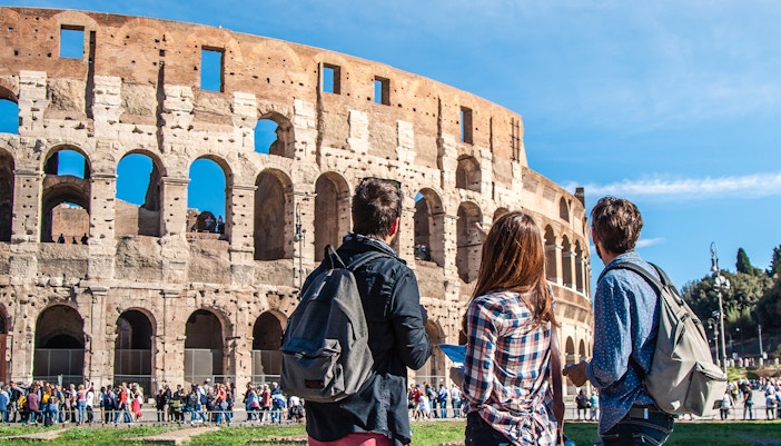 Colosseum visit on a I Love Rome Bus Tour