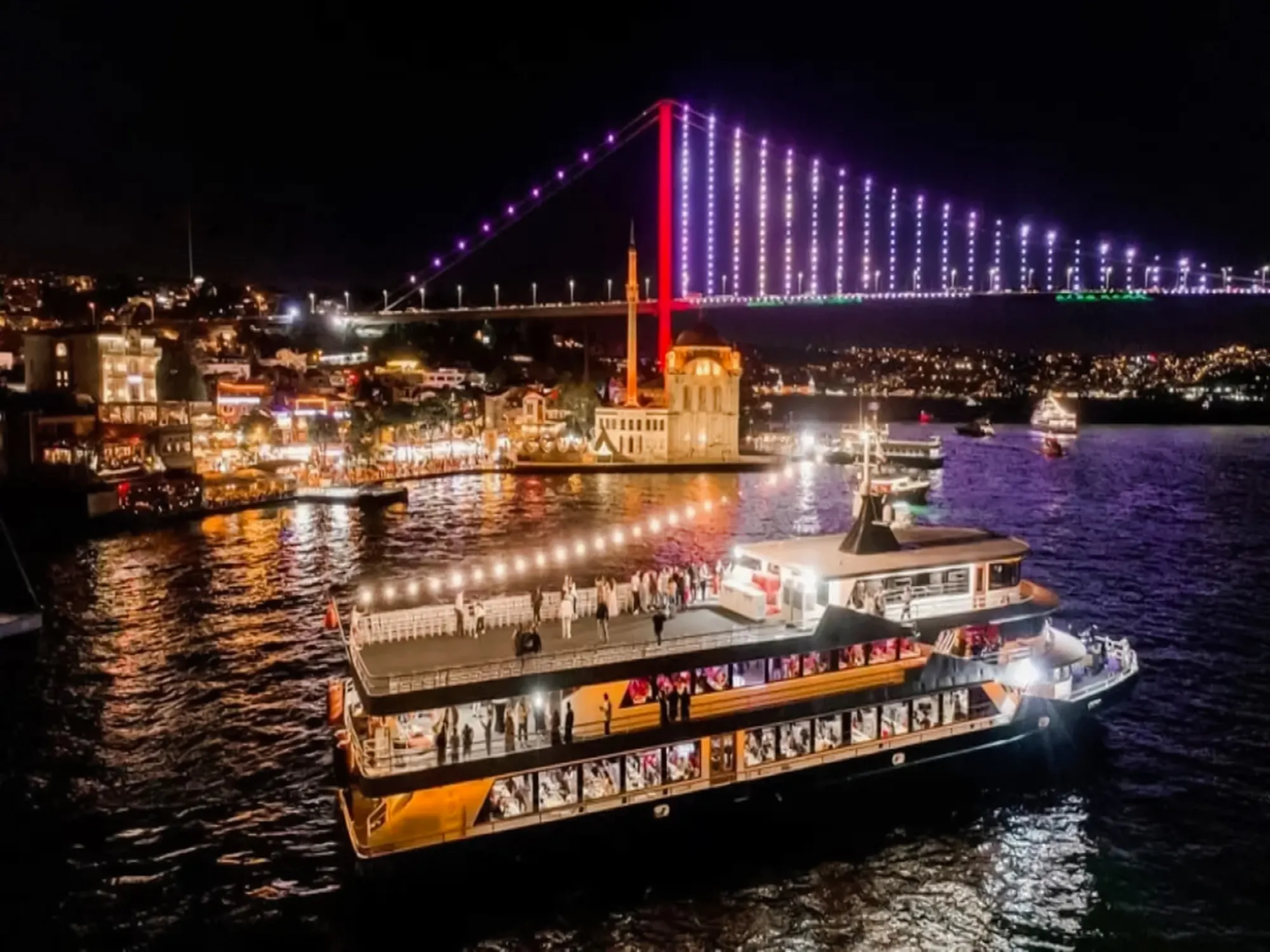 istanbul bosphorus dinner cruise with live show, unlimited drinks and hotel transfers-1