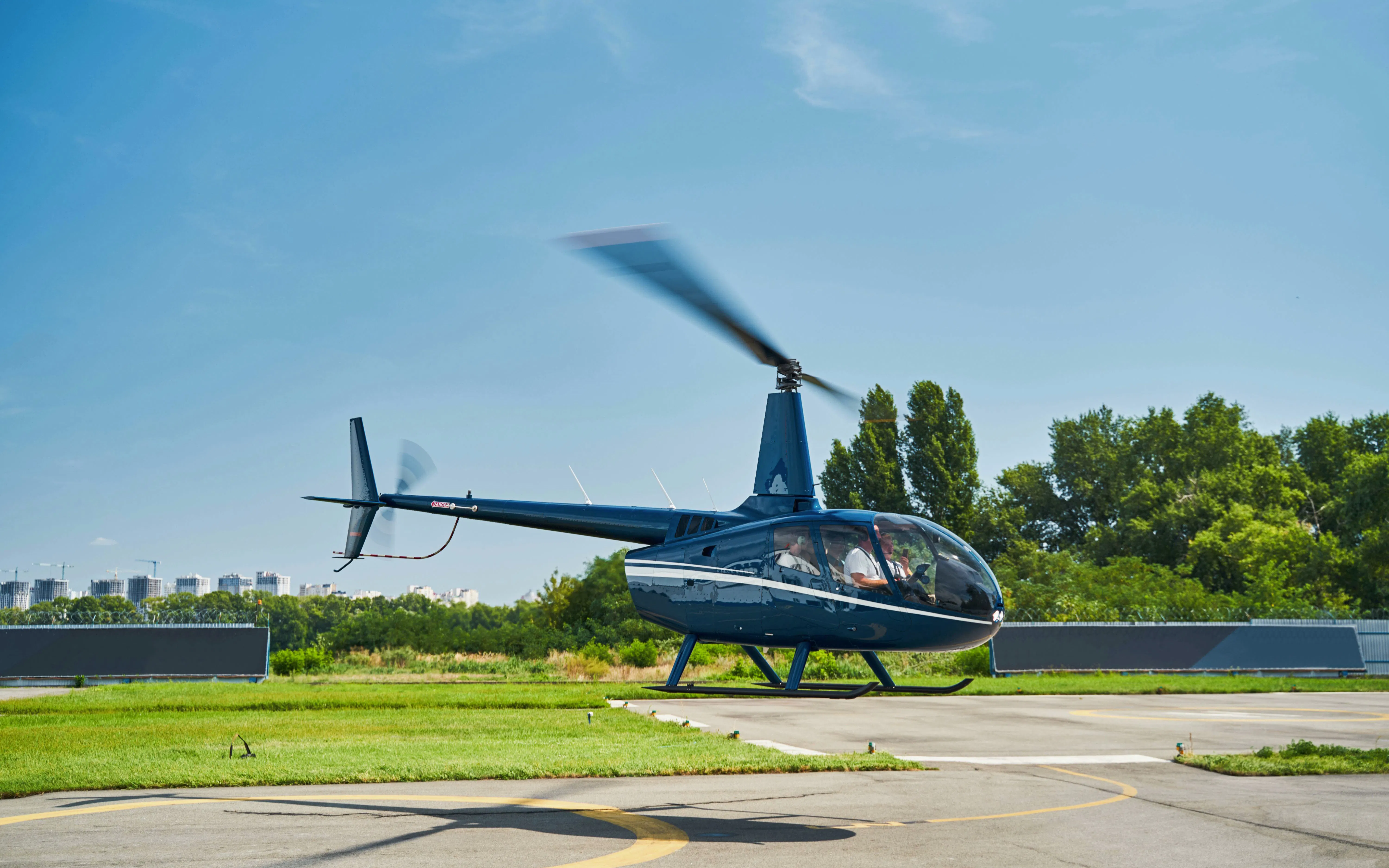 Helicopter flight meeting point