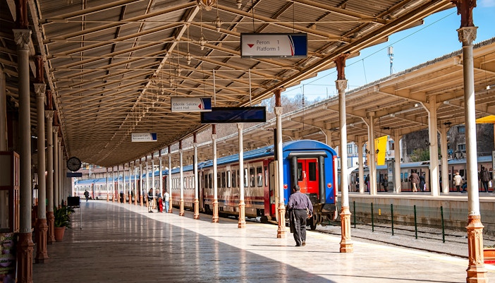 Topkapi Palast mit dem Zug