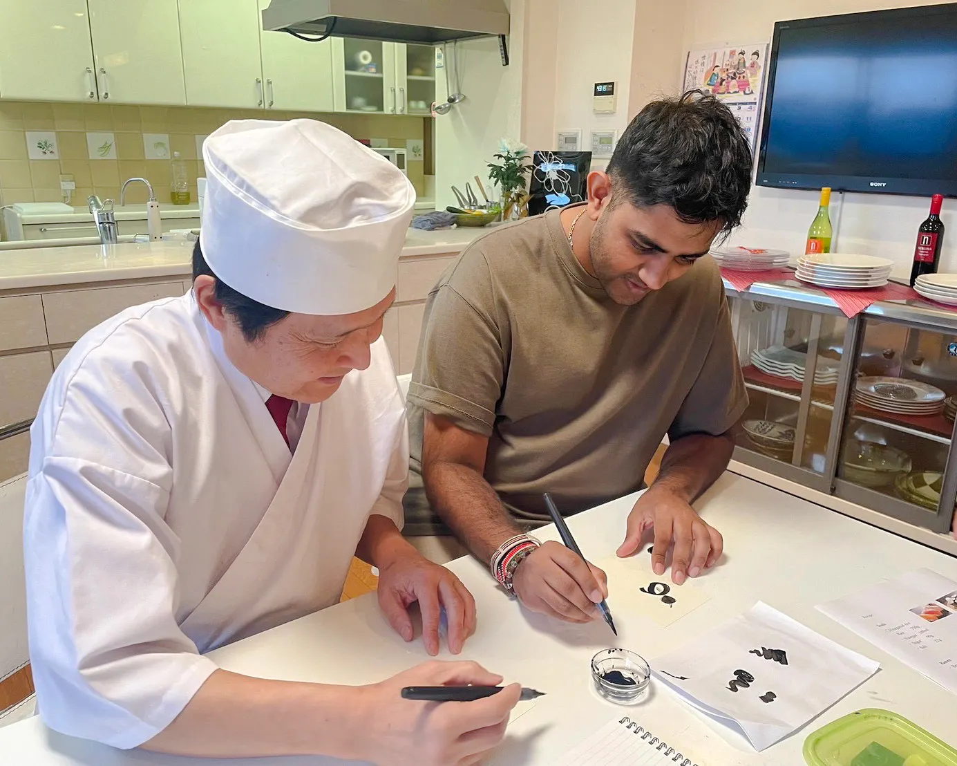 Osaka Ramen and Sushi Cooking Class with Tea Ceremony