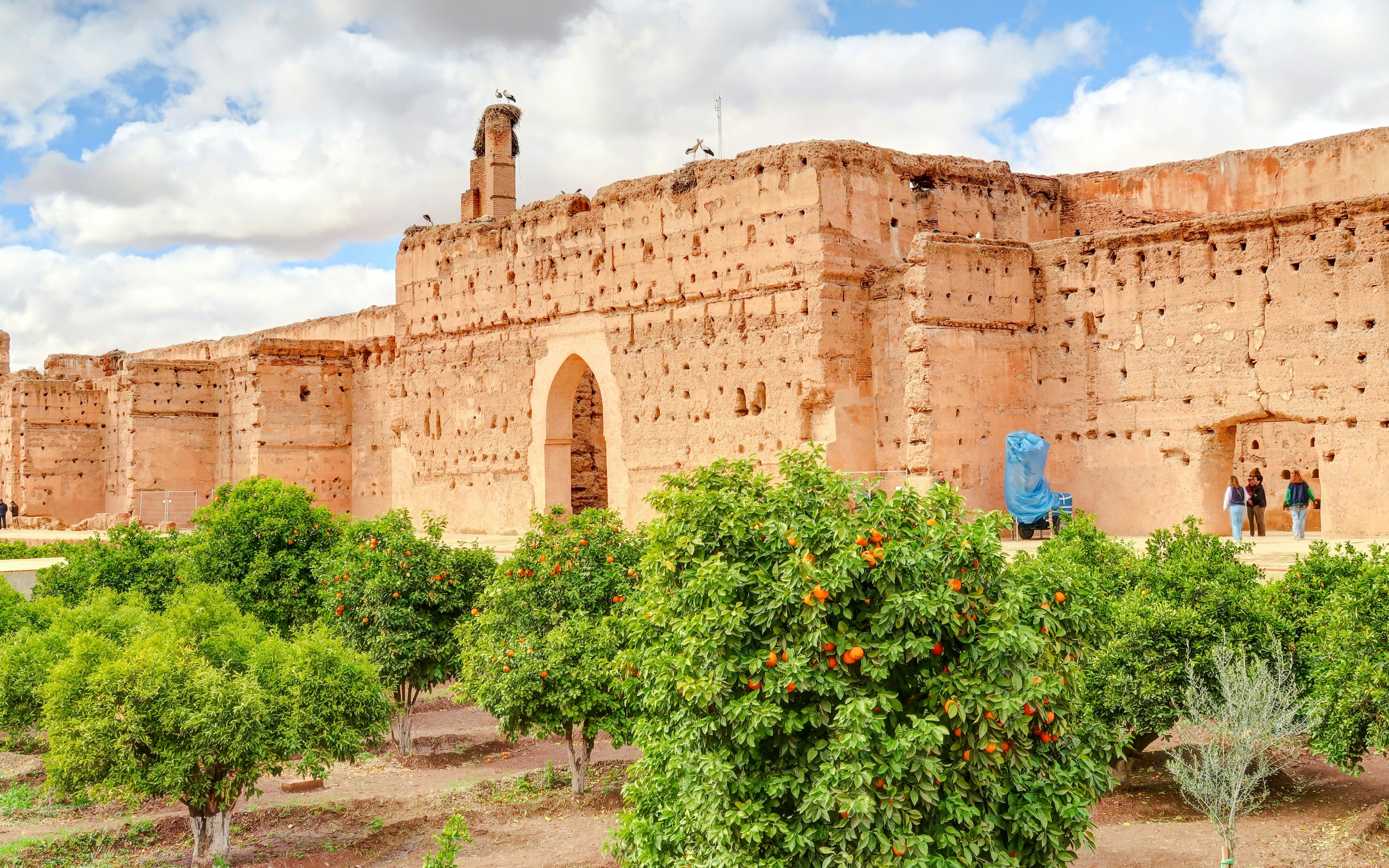 sunken gardens El Badi Marrakech 