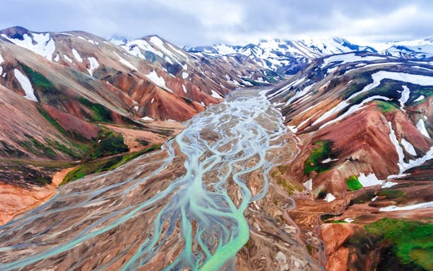landmannalaugar highlands 4x4 minibus tour with hot spring bath-4
