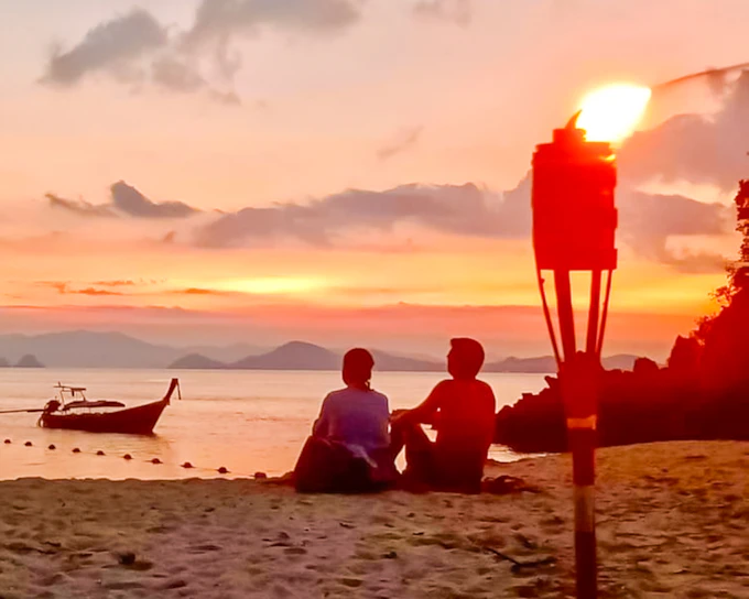 From Krabi: 7 Islands Tour with BBQ & Sunset