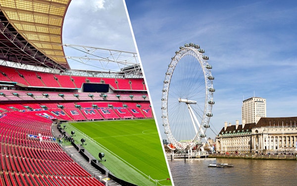 Combo: Wembley Stadium Tour + London Eye Tickets