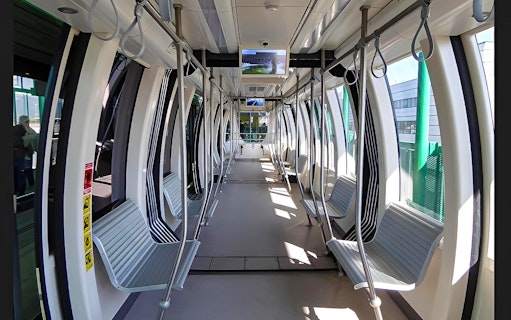 Interior of Pisamover Mini Metro with seating, Pisa Airport Transfer.