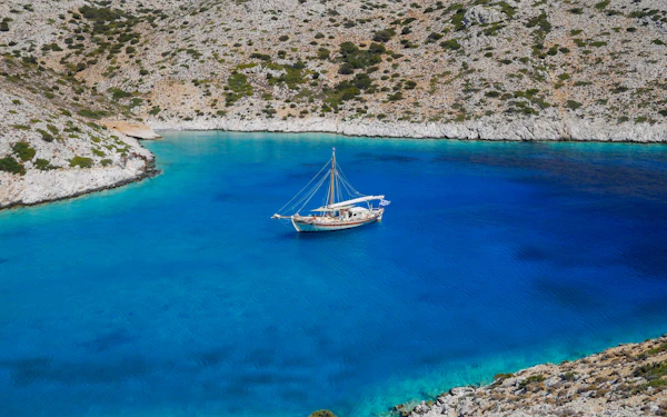 Semi-private Blue Lagoon & Papanikolis Cave Cruise with Lunch & Drinks
