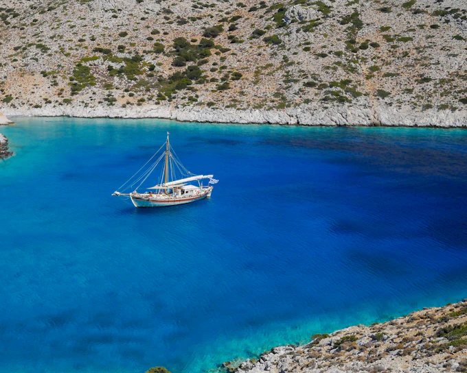 Semi-private Blue Lagoon & Papanikolis Cave Cruise with Lunch & Drinks