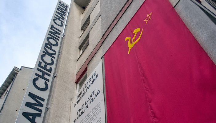 This is a Photograph of Checkpoint Charlie Museum