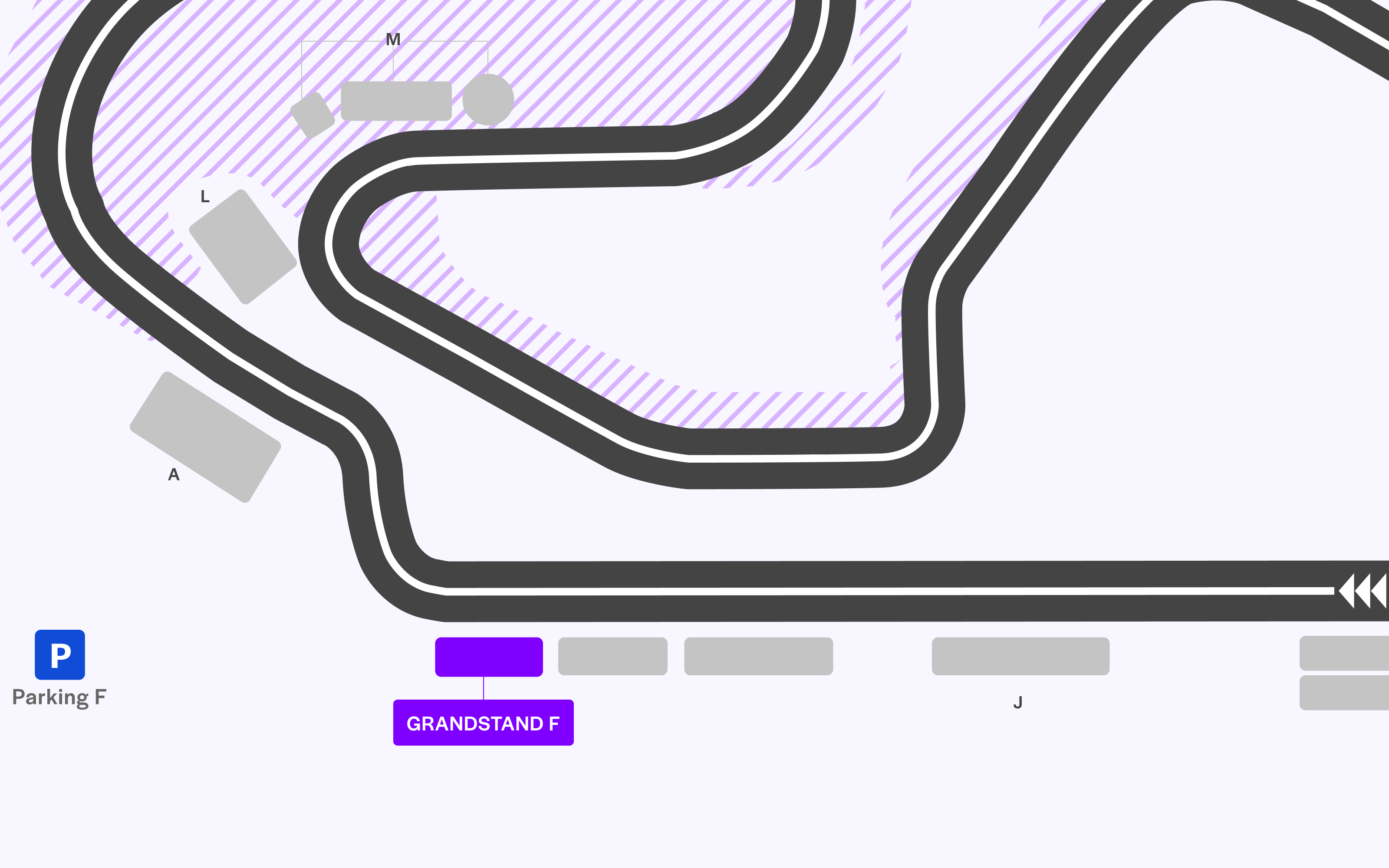 Formula 1 Spanish Grand Prix seating plan