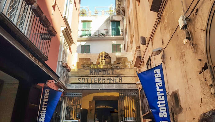 Entrance of Napoli Sotterranea
