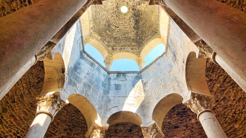 Dome structure of a turkish bath house
