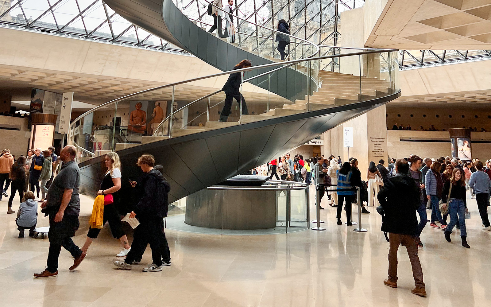 Inside Louvre Museum