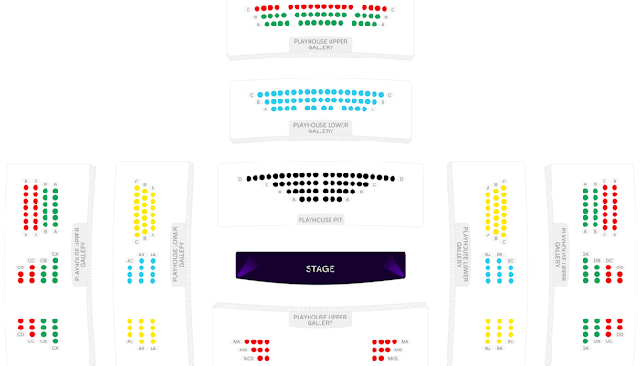 Sam Wanamaker Playhouse Seating Plan