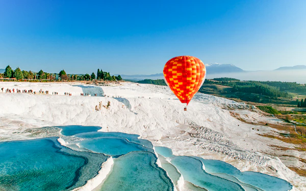 Pamukkale Hot Air Balloon Flight with Hotel Transfers