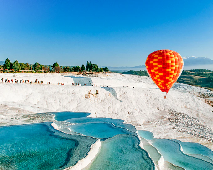 Pamukkale Hot Air Balloon Flight with Hotel Transfers