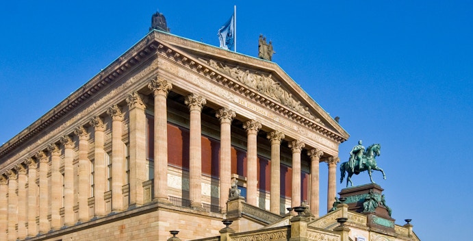 Alte Nationalgalerie in Museum Island Berlin