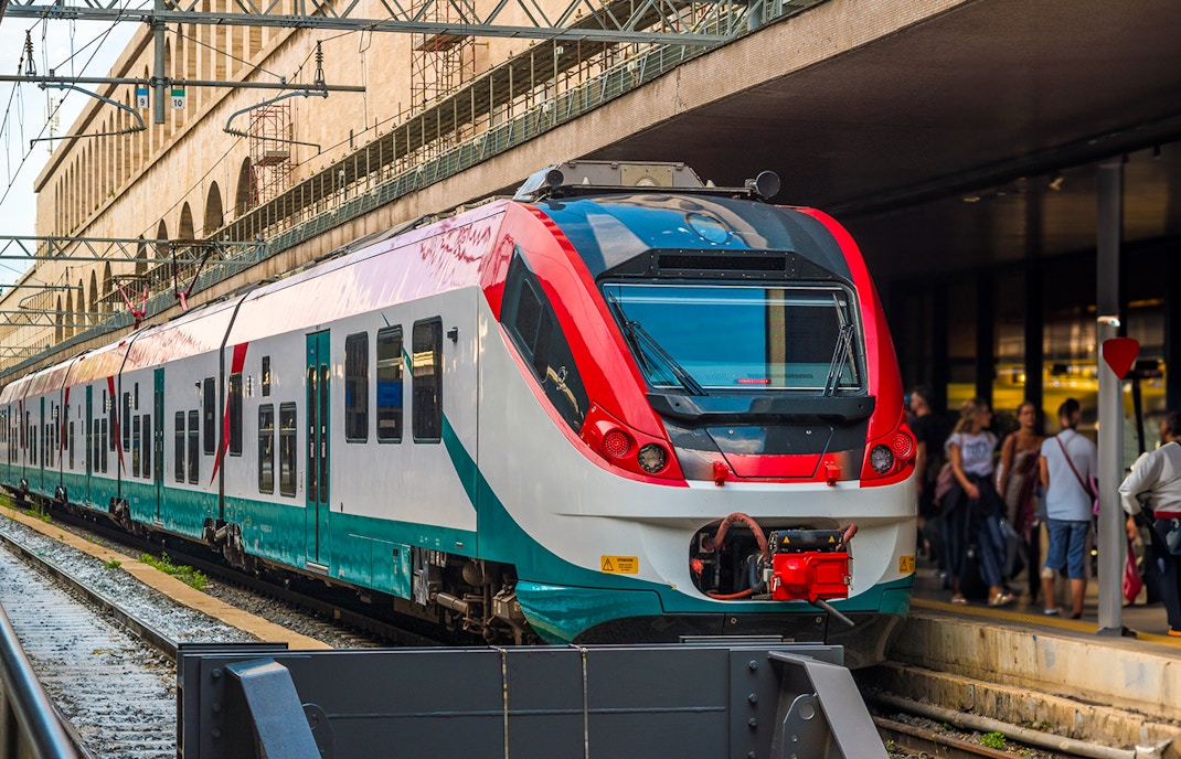 FR2 Regional Rail-line at Roma Tiburtina.
