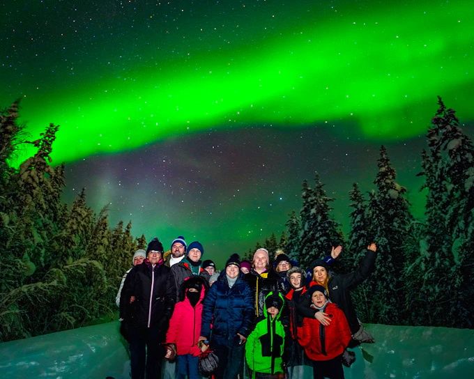 Rovaniemi: 3-Hour Northern Lights Adventure with Hotel Transfers