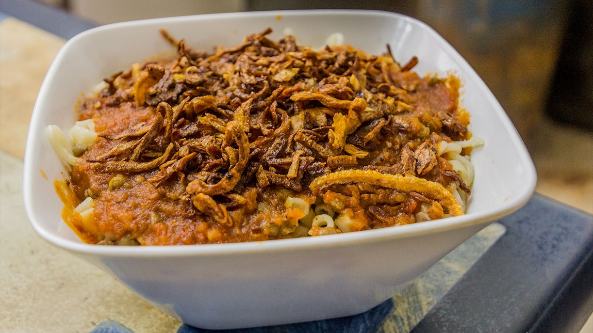 Global Village Dubai - Koshari egipcio