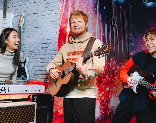 Ed Sheeran at Madame Tussauds