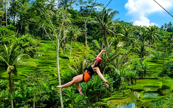 privat zipline-tur blant risterrassene i ubud, sky bike og jungelsvinger-5