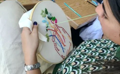 embroidery drawing workshop at village solaire-1