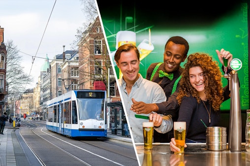 Combo (Save 10%): Amsterdam GVB Public Transport Pass + Heineken® Experience Tickets