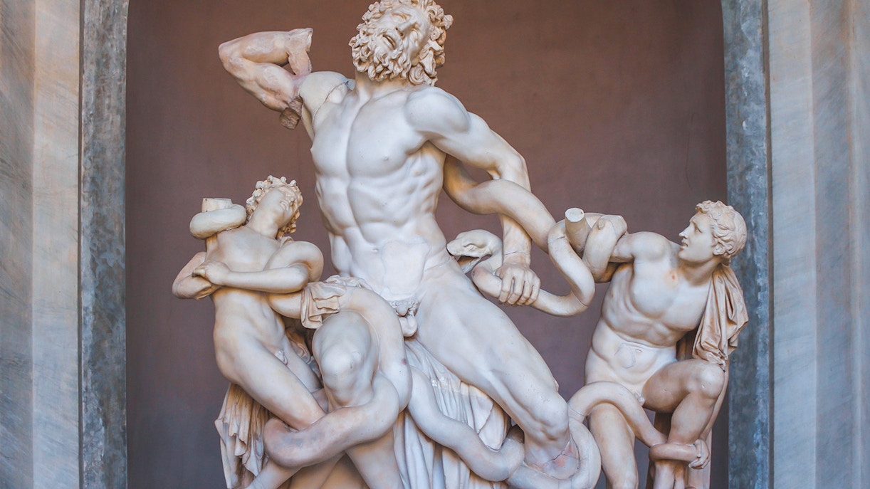 the sculpture 'Laocoon and His Sons'