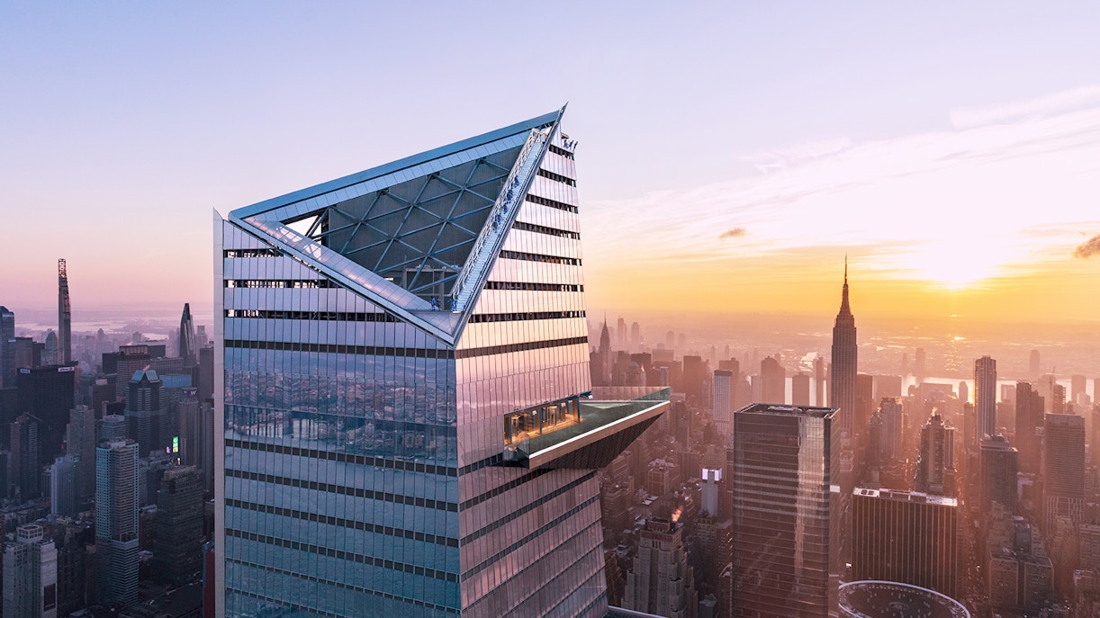 Visiting the Edge NYC at Sunset