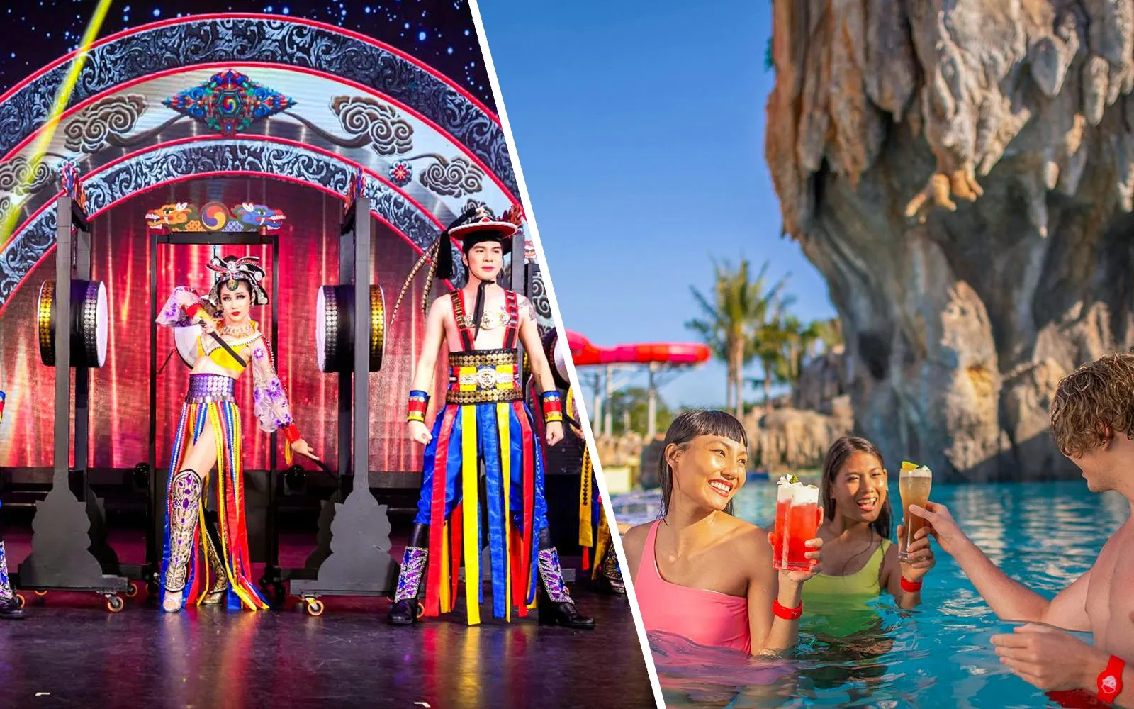 Combo: Simon Cabaret Show & Andamanda Phuket Water Park Day Pass with Shared Transfers