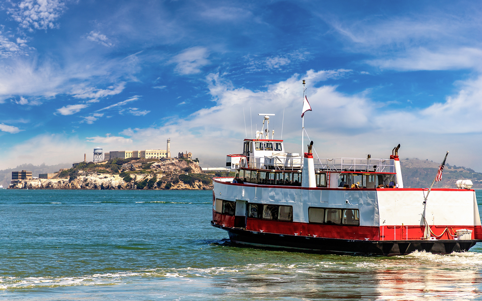 Alcatraz færge lander